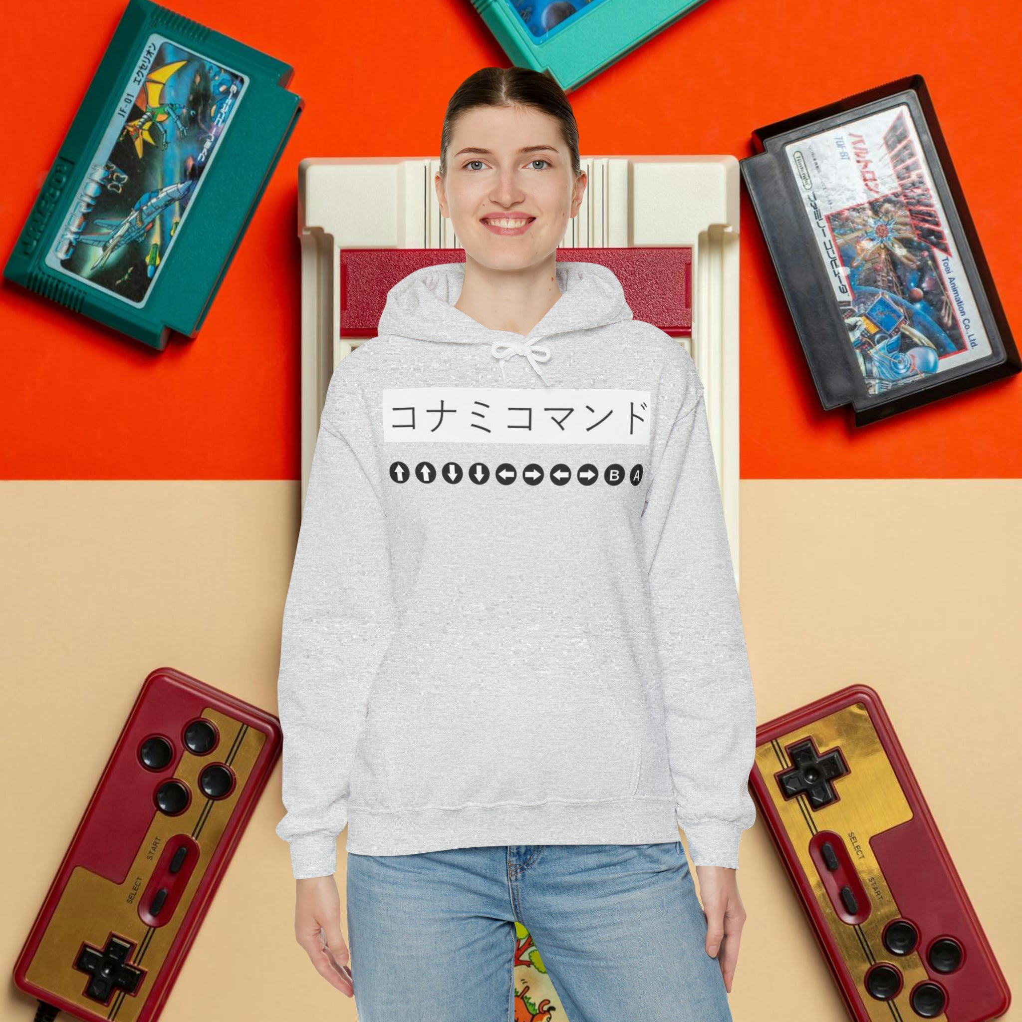 Konami Code Hoodie | Retro Gaming Outfit